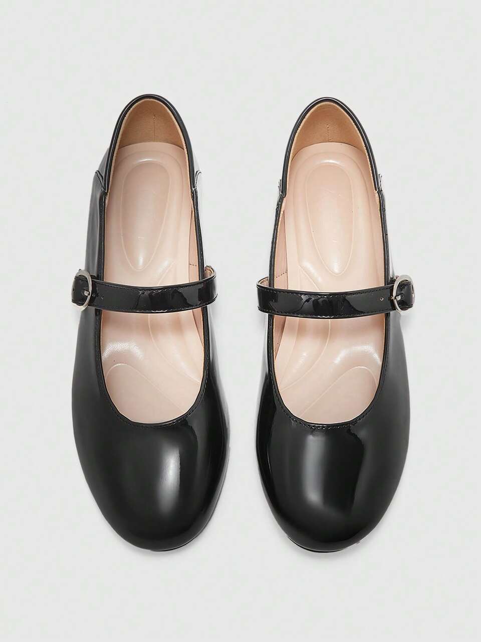 CUCCOO BIZCHIC Women's Shoes, Vacation Leisure Commuting, Comfortable Soft Sole Glossy Solid Color Round Toe Y Slip-On And Two Flat Shoes Fall Shoes