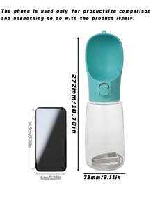 1PC 350ml/550ml Foldable Portable Pet Water Bottle, Easy To Carry For Outdoor & Camping Use - Multicolor - View 3