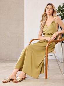 MOTF PREMIUM WOMEN'S SHOES LIGHT GOLD SIMPLE AND COMFORTABLE FLAT SANDALS SUMMER - Light gold - View 4