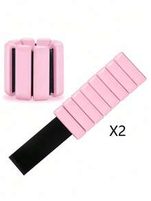 2/1pc Adjustable Wrist And Ankle Weights (Unisex), Fitness Weight Set, For Exercises, Yoga, Walking, Running, Dancing, Pilates, Aerobics, - Multicolor - View 12