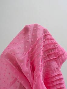 Miaspire Damen Sommer Bluse mit Cut-Out, 3/4 Ärmel, Rosa, Lässig, Urlaub, Große Größen - Pink - Übersicht 7