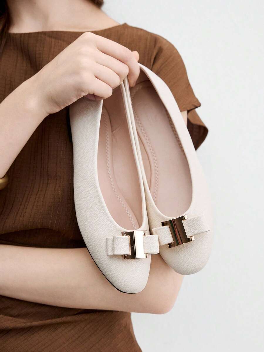 CUCCOO BIZCHIC Flat Slip-On Fashion Loafers For Women Spring Shoes Spring Break Easter For Christmas Spring Shoes - Rice apricot - View 1