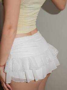 Women Midi Dresses - White - View 6