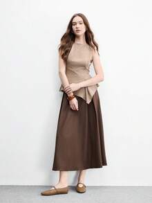 CUCCOO BIZCHIC 女款時尚通勤百搭休閒瑪麗珍平底鞋，聖誕春季鞋 - 鏽棕色. - 查看 6