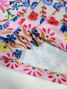 INAWLY Áo quây nữ kiểu dáng thường ngày in họa tiết hoa. - Nhiều màu - Xem 4