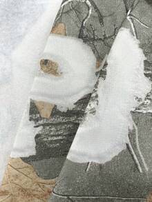 SHEIN Y2K街头风迷彩拉链卫衣，复古树叶迷彩，街头风卫衣，复古美式街舞连帽休闲迷彩拉链卫衣，休闲树叶迷彩拉链卫衣外套，原宿风，拉链卫衣，美式哥特摇滚，街头，休闲，百搭 - 彩色 - 查看 4