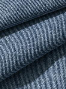 DAZY Women's Regular Waist Casual Daily Commute Versatile Loose Wide-Leg Jeans - Dark Wash - View 6