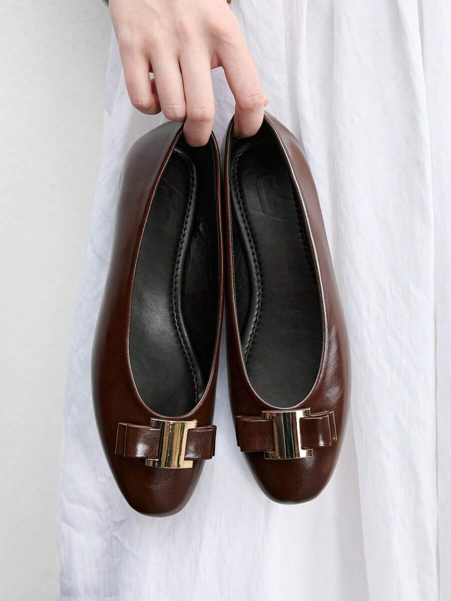 CUCCOO BIZCHIC Flat Slip-On Fashion Loafers For Women Spring Shoes Spring Break Easter For Christmas Spring Shoes - All brown - View 1