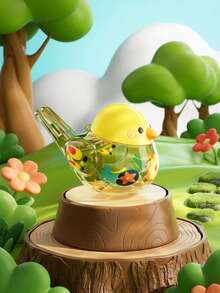 1pc Water Bird Whistle | Changeable Bird Call Sounds, Outdoor Bathroom Toy, Perfect Gift For Boys And Girls, Party, Birthday, Halloween, Christmas, Easter - ABS Material, Available In Yellow, Pink - Multicolor - View 3
