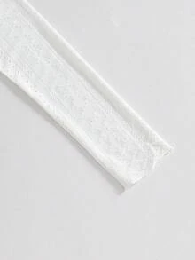 SHEIN 這是一款輕便的襯衫外套，適合青少年女孩與女孩穿著，秋季上衣，休閒舒適的假日穿搭 - 白色 - 查看 6