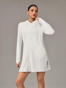 OutZeal Women Sun-Proof Jacket Daily Casual UV Protection Cool Touch Hood Long Length Outdoor Tops - White - View 4