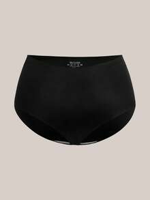 Barelissa 1pc Women's Seamless Plus Size Panties - Black - View 6