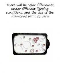 1pc Cute Y2K Shiny Heart Diamond Crystal Colorful Transparent Camera Lens Protector Film, Soft Clear Protective Case Compatible With Iphone 17 Pro Max/17 Pro - Pink - View 5