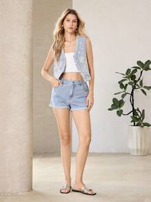 MOTF SANDALIAS PLANAS DE MODA DE VERANO PARA MUJER, CASUALES DE CALLE Y DESPLAZAMIENTO, CON DECORACIÓN DE REMACHES Y PUNTA ABIERTA, ZAPATOS DE PRIMAVERA - Plateado - Ver 10