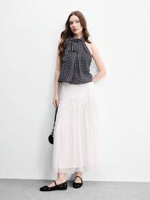 CUCCOO BIZCHIC 女款法式平底拖鞋，夏季百搭新款蝴蝶結編織包頭穆勒鞋，春季鞋款 - 全克 - 查看 6