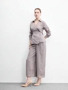 CUCCOO BIZCHIC 尖頭細高跟杏色鏡面女鞋 春秋款 簡約基礎 日常通勤 購物約會 百搭低楦頭 氣質女鞋 - 杏色鏡面 - 查看 6