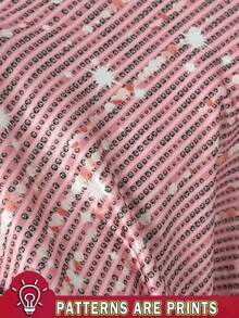 SHEIN Lady 女士纯色简约日常斗篷袖连衣裙，圣诞节、新年、情人节皆宜，优雅女装 - 粉色 - 查看 11