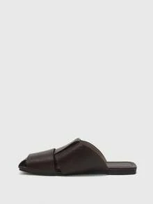 CUCCOO BIZCHIC Simple And Versatile Temperament Comfortable Fashion Generous Commuter Vacation Beach Flat Sandals Summer - Coffee Brown - View 8