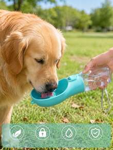 1PC 350ml/550ml Foldable Portable Pet Water Bottle, Easy To Carry For Outdoor & Camping Use - Multicolor - View 2
