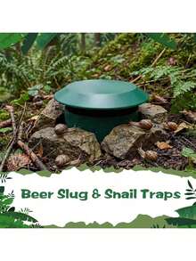 5/10pcs Reusable Plastic Beer Snail Trap, Outdoor Garden Farm Snail Catcher For Rainy Days - One Size Fits All - View 3