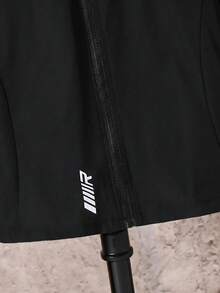 SHEIN 兒童青少年男孩休閒日常百搭舒適字母印花圖案連帽寬鬆長袖輕量梭織外套 - 彩色 - 查看 9