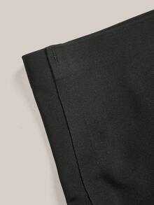 Barelissa 1pc Women's Seamless Plus Size Panties - Black - View 7
