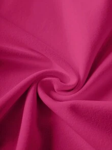 THE POWERPUFF GIRLS X SHEIN 少女花朵图案圆领短袖T恤和彩色印花短裤套装 - 白色 - 查看 3