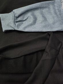 SHEIN Sudadera con capucha con orejas de ratón para mujer - Multicolor - Ver 6