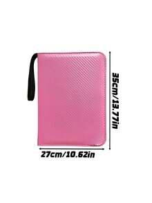 1 buah Album Kartu Premium dengan Resleting, 50 Halaman, 400 Slot Kartu, Album Kolektor Kartu Kulit PU dengan Resleting, Pengikat Kartu Tahan Lama dengan Pemuatan Samping, Cocok untuk Kartu Permainan dan Olahraga. - MultiWarna - View 10