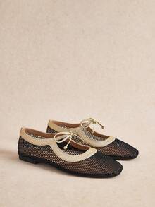 Rosivie Women's Bow Design Casual Versatile Fashion Flat Shoes - Gold - View 3
