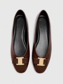 CUCCOO BIZCHIC Flat Slip-On Fashion Loafers For Women Spring Shoes Spring Break Easter For Christmas Spring Shoes - All brown - View 7