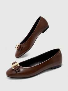 CUCCOO BIZCHIC Flat Slip-On Fashion Loafers For Women Spring Shoes Spring Break Easter For Christmas Spring Shoes - All brown - View 10