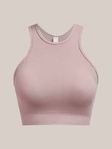 Barelissa Ensemble de lingerie 2 pièces mode, short moulant confortable avec dos nu, à porter en extérieur, pour le sport et les tenues décontractées - Vieux Rose - Voir 8