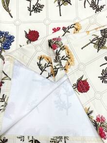SHEIN 女士花卉刺绣圆领修身吊带背心 - 彩色 - 查看 3