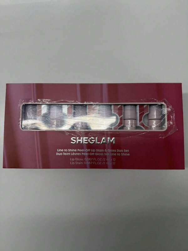 SHEGLAM Line to Shine 撕拉式唇釉&唇蜜雙效套組