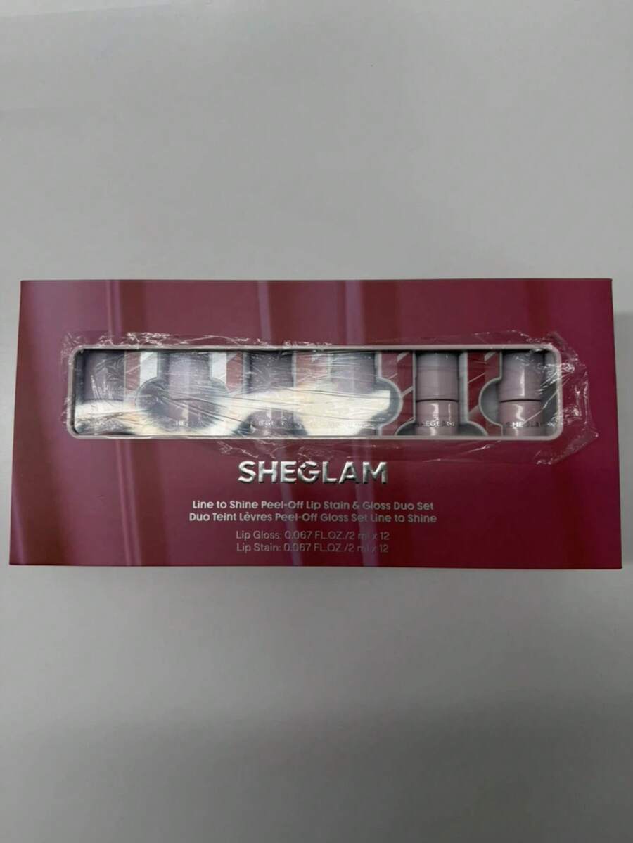 SHEGLAM Line To Shine Peel-Off Lip Stain & Gloss Duo Set 2-In-1 Long-Lasting Combo Liquid Lipstick Lip Liner - Multicolor - View 1