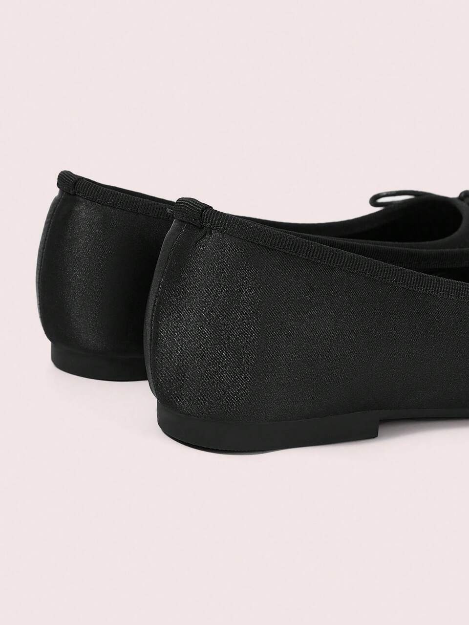 CUCCOO DOLLMOD Retro Strap-On Ballet Flats, Satin, Light Luxury Atmosphere, Sweet, Cute And Versatile Fall Shoes