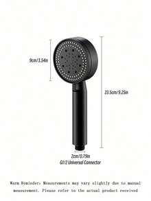 5 Modes Shower Head High Pressure Shower Head Water Saving Adjustable High Pressure Shower Head Bathroom Accessories - Black - View 17