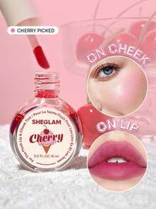 SHEGLAM For The Flush Lip & Cheek Tint - Cherry Picked Lip Combo Brand Beauty Cosmetic Makeup For Women And Girls - Cherry Picked - View 1