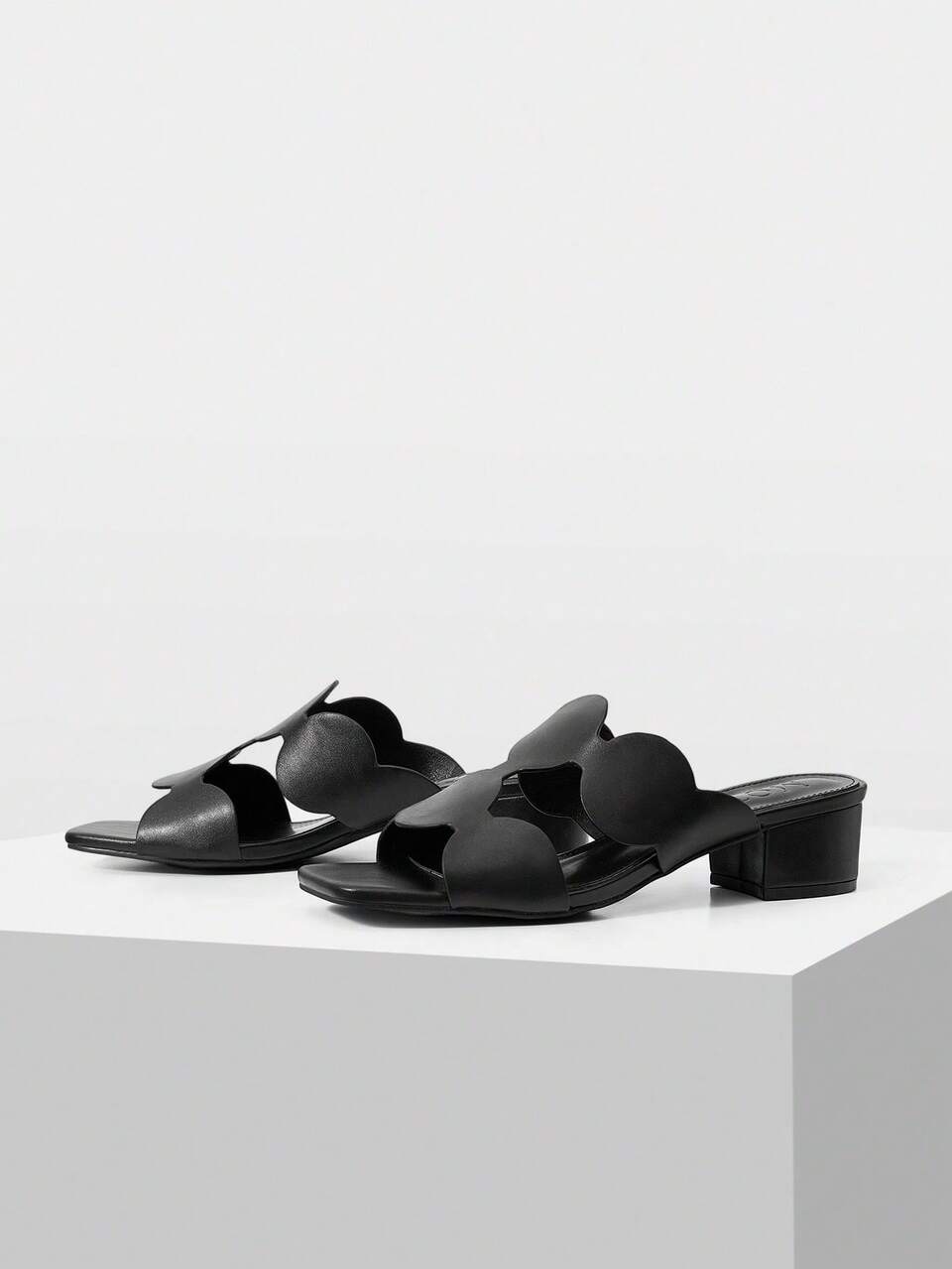 SIMPLE AND GENEROUS, FASHIONABLE AND VERSATILE, CASUAL WORKPLACE COMMUTER WOMEN'S HIGH-HEELED SANDALS