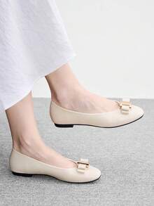 CUCCOO BIZCHIC Flat Slip-On Fashion Loafers For Women Spring Shoes Spring Break Easter For Christmas Spring Shoes - Rice apricot - View 3