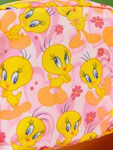 LOONEY TUNES X SHEIN 1个/1套卡通图案涤纶纤维收纳袋，可用作女性卫生用品收纳袋、数码产品收纳袋、小物件收纳袋，情人节礼物 - 黃色 - 查看 8
