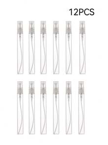 10/12PCS, Portable Glass Refillable Perfume Bottle, For Women Only, With Spray And Perfume Pump, Travel Perfume Bottle - Clear - View 6