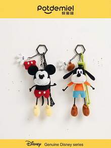 Disney Disney Genuine Plush Toys, Plush Keychains, Bags, Accessories, Pendants, And Small Gifts For Children Featuring Mice - Black - View 4