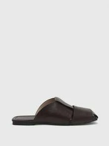 CUCCOO BIZCHIC Simple And Versatile Temperament Comfortable Fashion Generous Commuter Vacation Beach Flat Sandals Summer - Coffee Brown - View 2