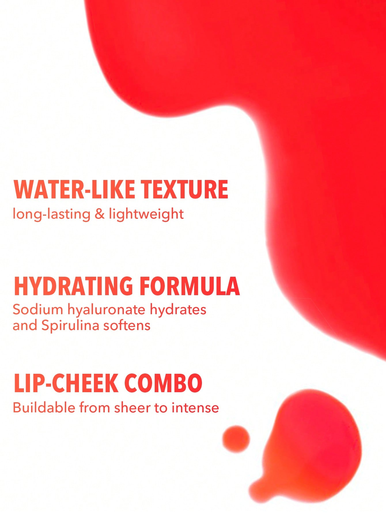 For The Flush Lip & Cheek Tint-Fruit Punch 3