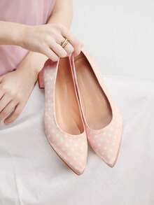 Pink polka dot