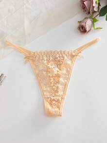 SHEIN 12件組浪漫性感蕾絲女用丁字褲內褲套裝 - 彩色 - 查看 6