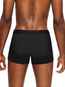 EasyFave 7pcs/Pack Men's Letter Printed Boxer Briefs Boxer Shorts Multipack Rest Era Underwear - Multicolor - View 2