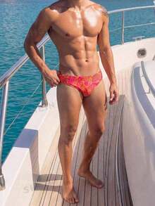 Surfspeed 2026新款春夏男士多巴胺色冲浪沙滩派对舒适休闲泳裤 - 彩色 - 查看 4